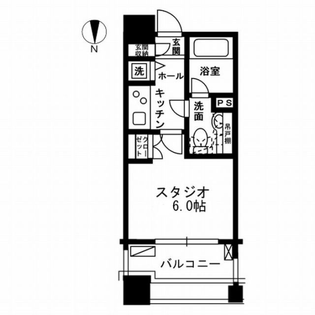 レジディア市ヶ谷の間取り