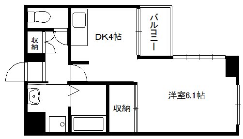 【サザン桃山御陵の間取り】