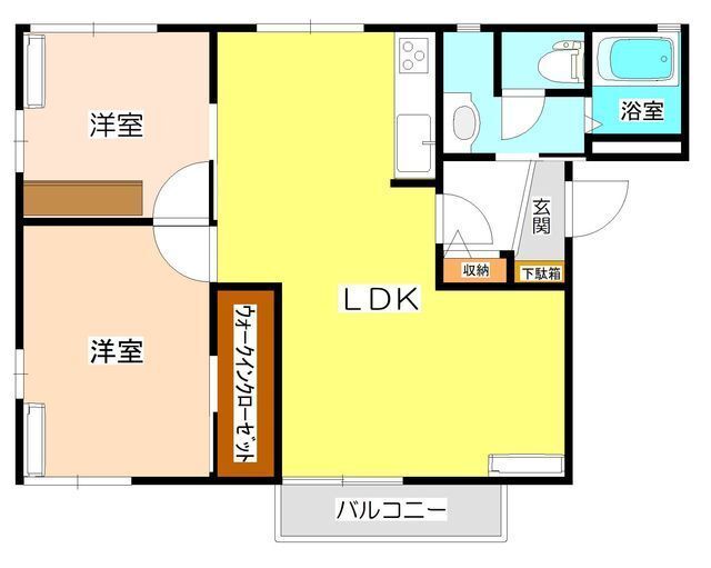 サンハイツセキネの間取り