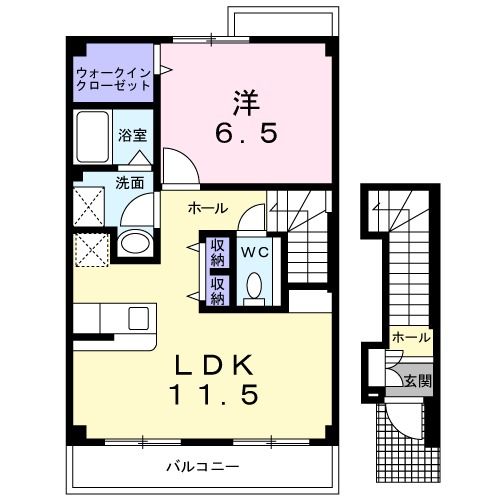 サンパティークの間取り