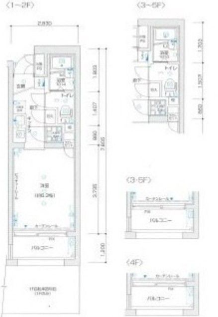 バージュアル横濱港北の間取り