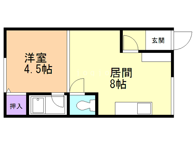 緑町ハイツの間取り