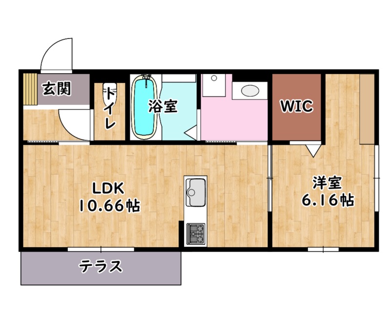 アースフィールド彦根の間取り