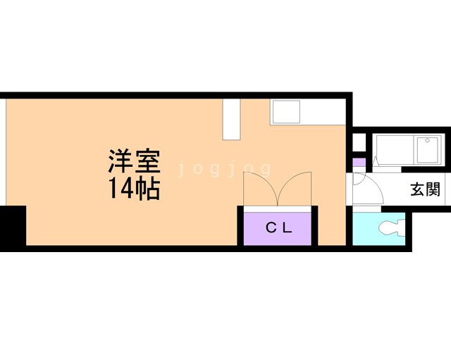 パワービル大麻駅前の間取り