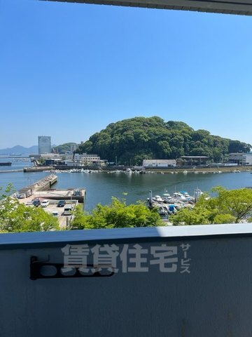 【広島市南区宇品海岸のマンションの眺望】