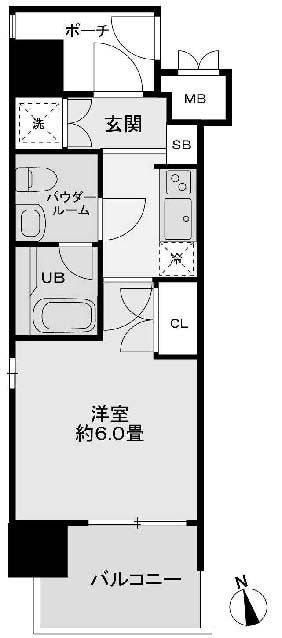 レジディア新宿御苑の間取り