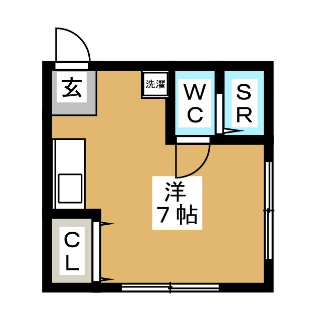 品川区北品川のマンションの間取り