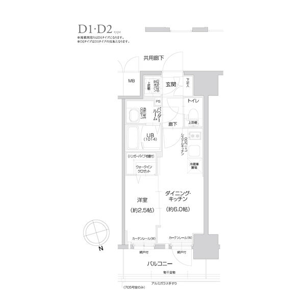 エスリード池下レスティアの間取り