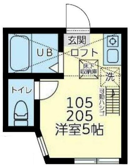 ユナイト衣笠マルセロの瞳の間取り