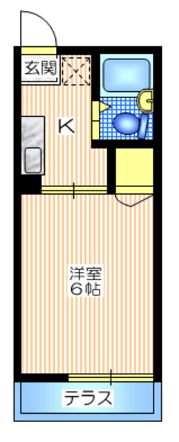 シティハイム　ゼフィールの間取り