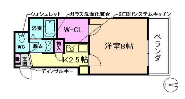 ビガーポリス１３３宝塚の間取り