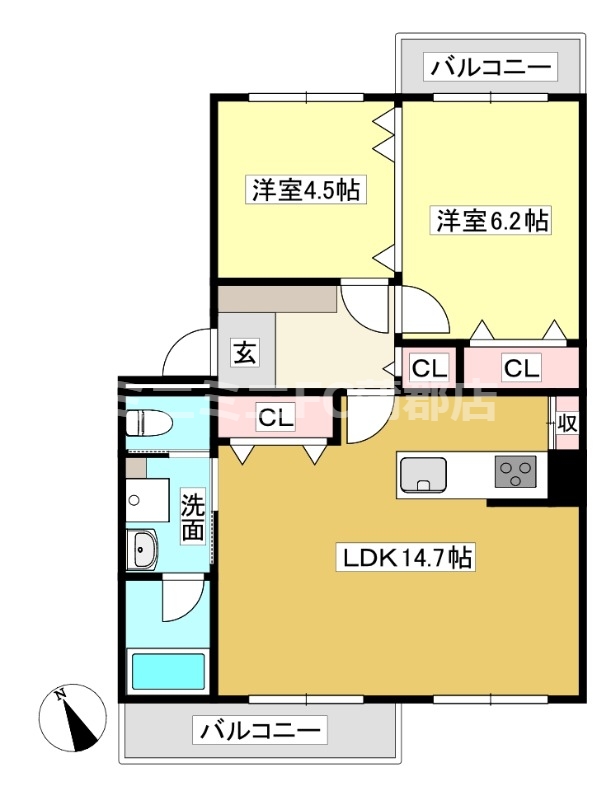 ベラージオの間取り