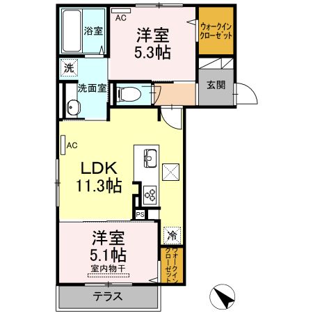 アコードＭの間取り