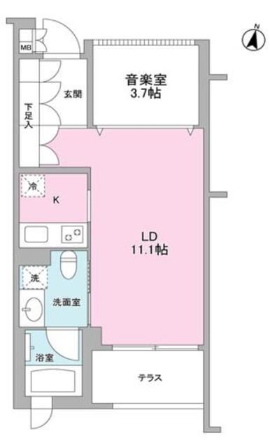 Ａｒｔｅ哲学堂の間取り