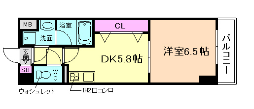 S-FORT福島EBIEの間取り