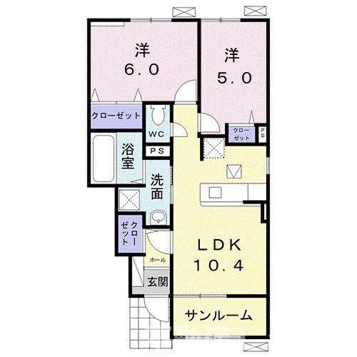 リクウェル　ポンテ　Iの間取り