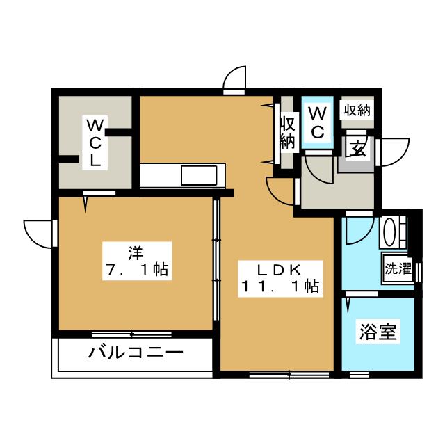 シャルモントＡ棟の間取り