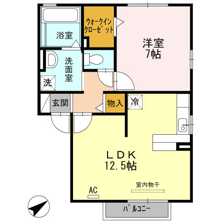 フラッツ ブリーゼの間取り