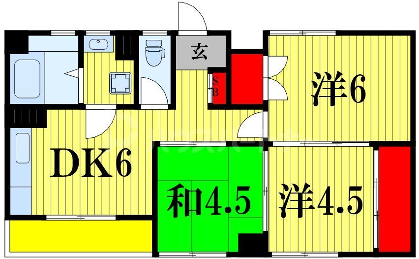 コーポラス　サミーの間取り