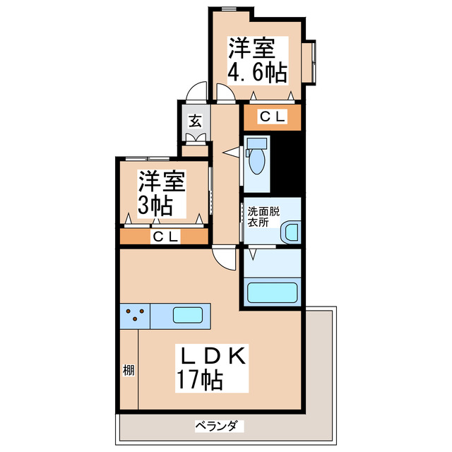 シティマンション水前寺_間取り_0