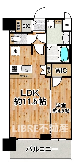 プレサンス大正フレンジの間取り