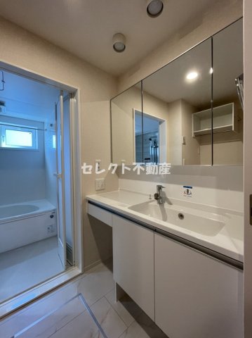 洗面設備　【エクスプレス新八代 A棟】A201 洗面化粧台