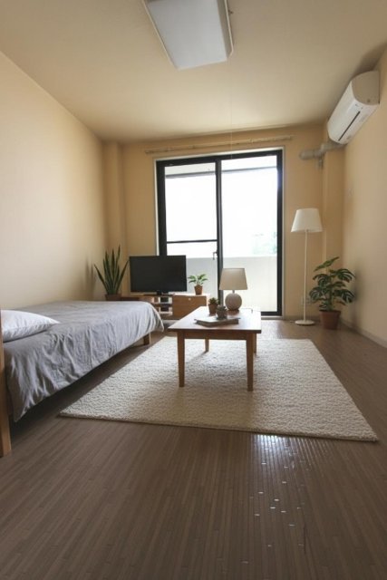 居室・リビング　ＣＧで家具等を配置したもので家具等は含まれません。