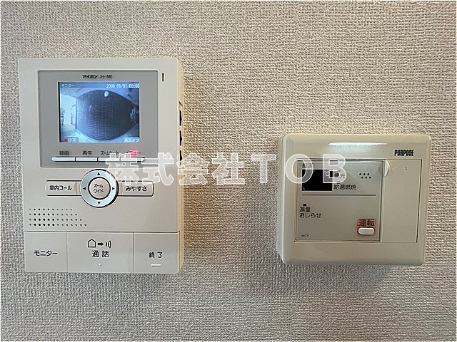 セキュリティ　モニターホン　給湯リモコン※別部屋参考写真※
