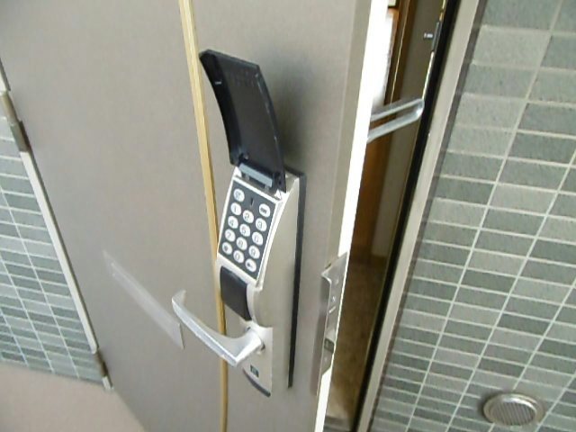 セキュリティ　電子キーです。