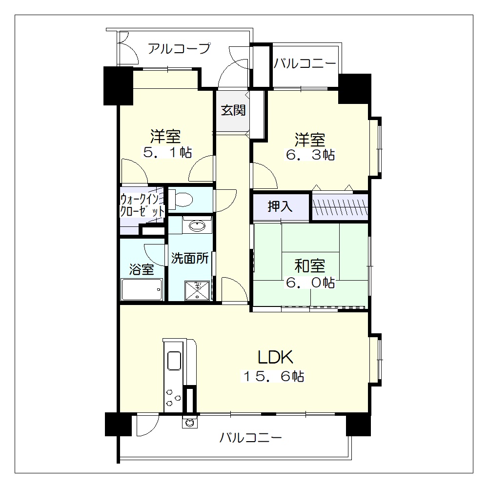 JSマンション新宮ステーションの間取り写真
