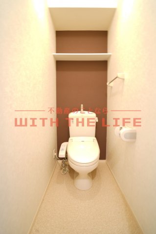 トイレ　ゆったりとした空間のトイレです