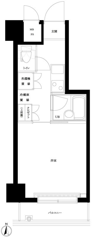 ルーブル蒲田弐番館の間取り写真