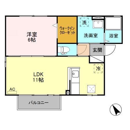 アネシス Bの間取り写真