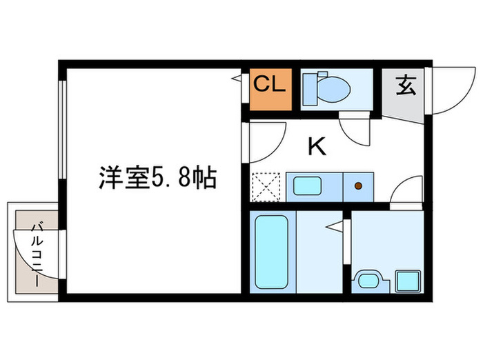 GARNETRESIDENCEMIYAの間取り写真