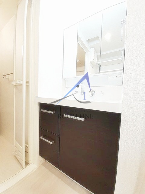 洗面設備　洗面台です。
