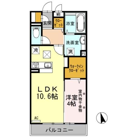 ベルクレールの間取り