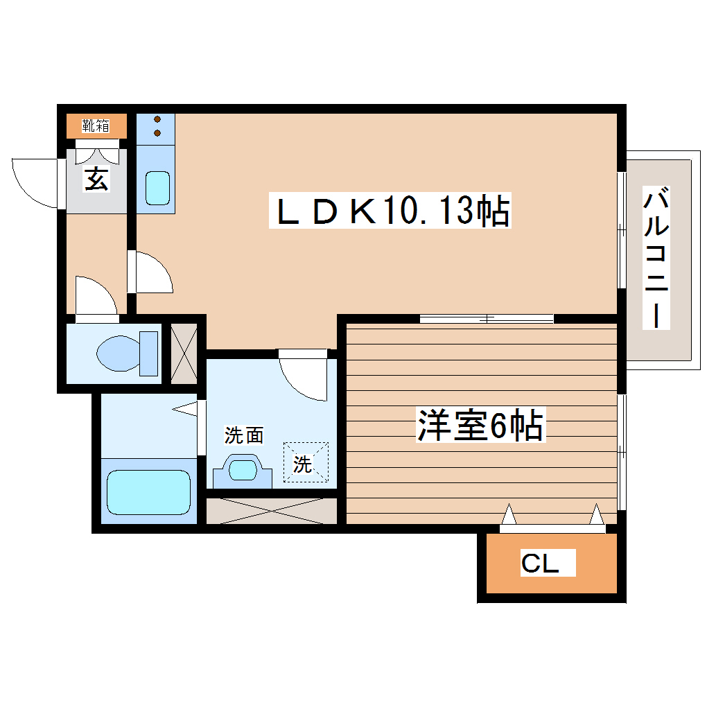 メリディアン南中山IIの間取り