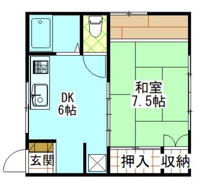 港北ハイツの間取り