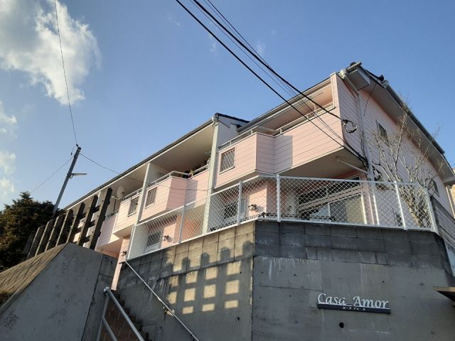 松戸市下矢切のアパートの建物外観