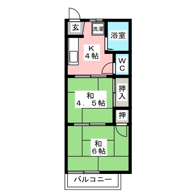 フォーブル堀江IIの間取り