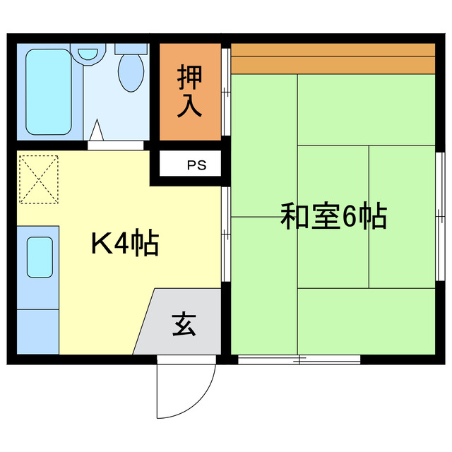 コーポナカニシの間取り