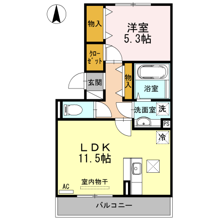 リアントゥールの間取り