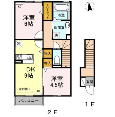 アンシャンテの間取り