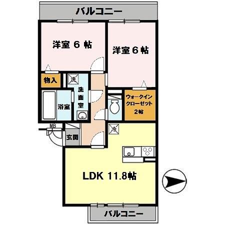 プリンシプル　III棟の間取り