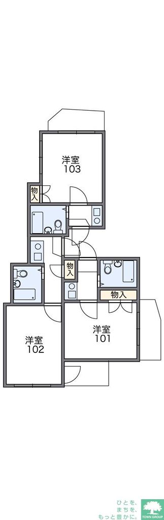 東京都港区白金台２（アパート）の賃貸物件の間取り
