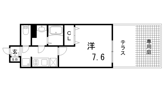 プレサンスＴＨＥ神戸の間取り