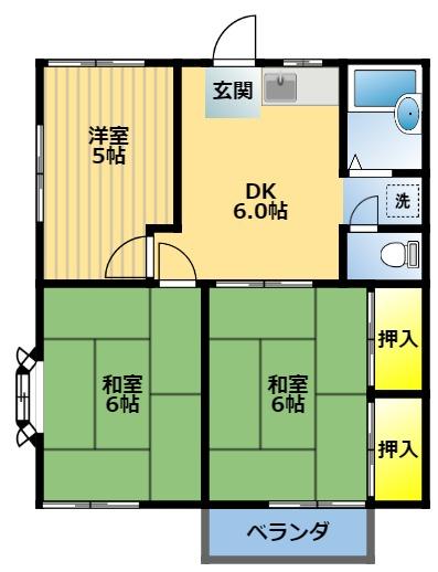 ラセリーヌの間取り