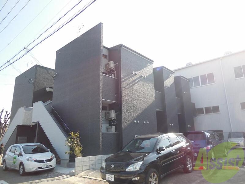 神戸市長田区浜添通のアパートの建物外観