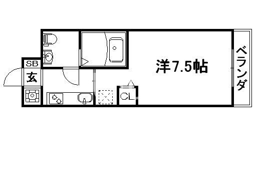 ベラジオ四条烏丸の間取り