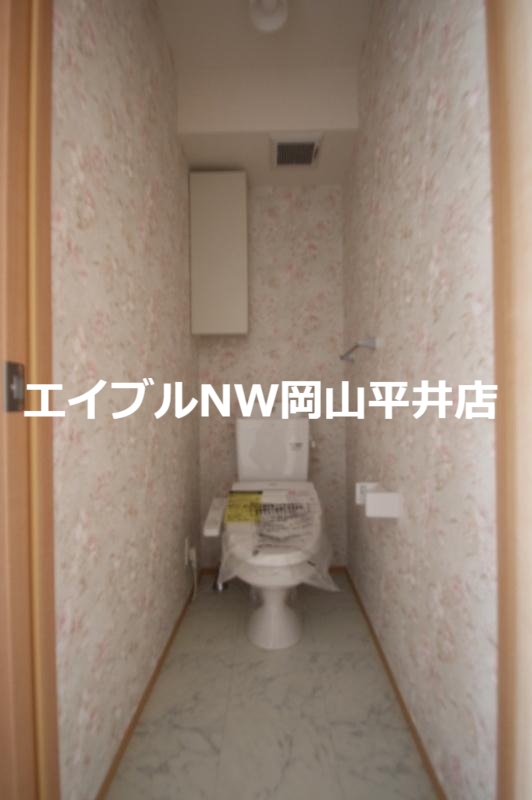 【玉野市東紅陽台のアパートのトイレ】